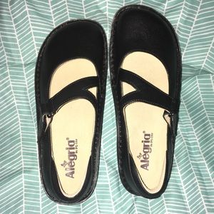 NEW Alegria Black Dayna Mary Janes Size 37